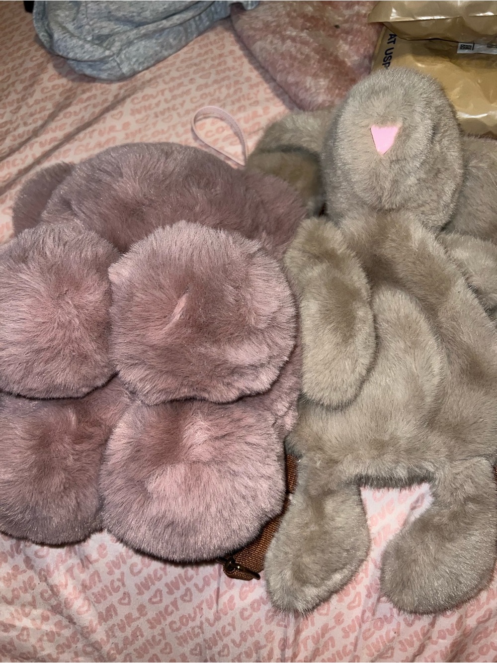Mini furry friends backpacks